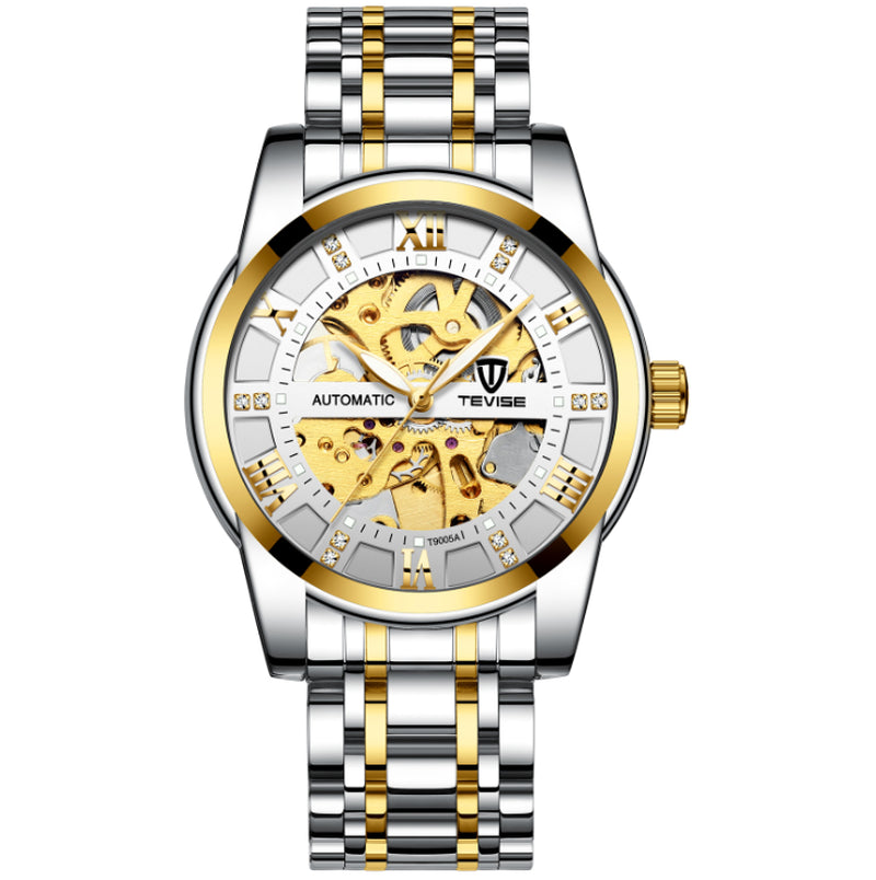 Men''S Fashion Watch Fashion Automatic Mechanical Watch Hollow Watch Watch Waterproof Men''S Watch